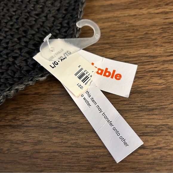 Joe Fresh Black Crochet Hat - Picture 7 of 7